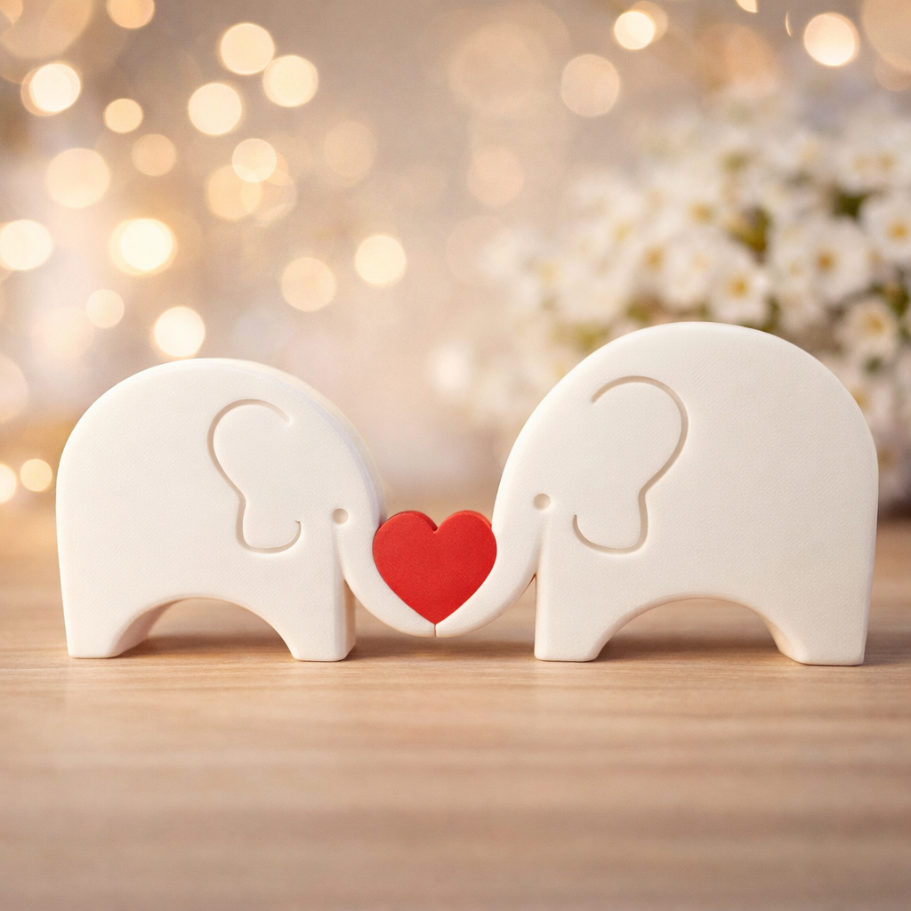 Elefantenliebe – Herzpuzzle