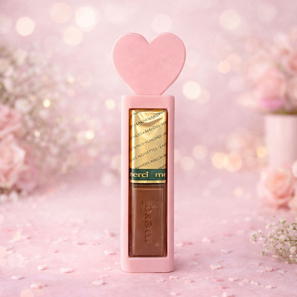 Herz-Schokoladenhalter – Mini-Geschenkständer