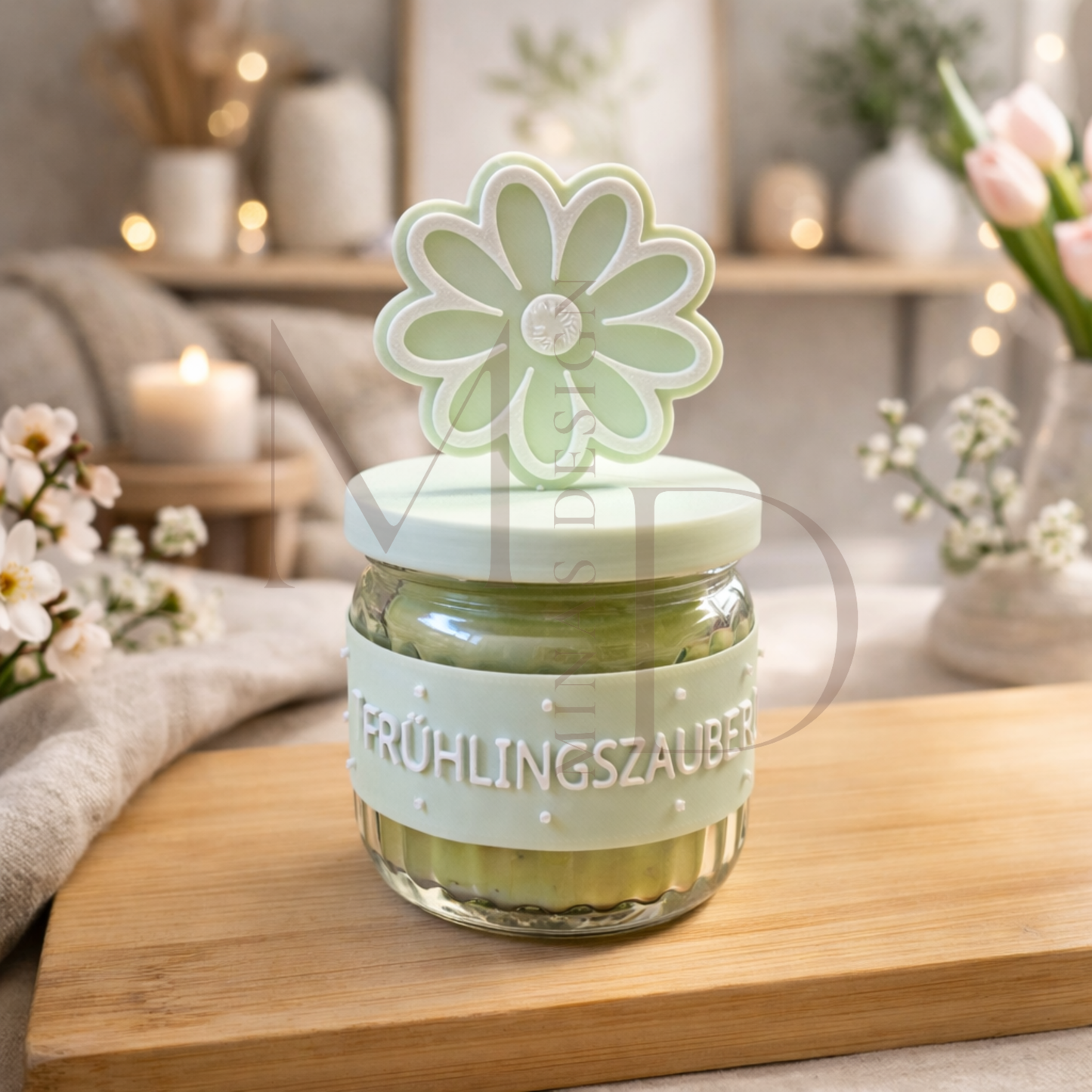 Frühlingslicht – mit Deckel und Banderole