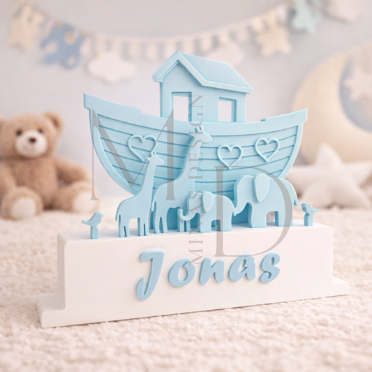 Personalisierte Arche Noah – mit Wunschname | 3D gedruckt