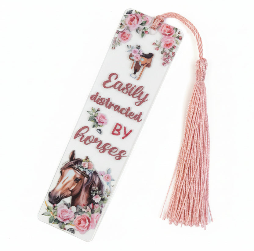 Acryl-Lesezeichen "Pferde Edition"