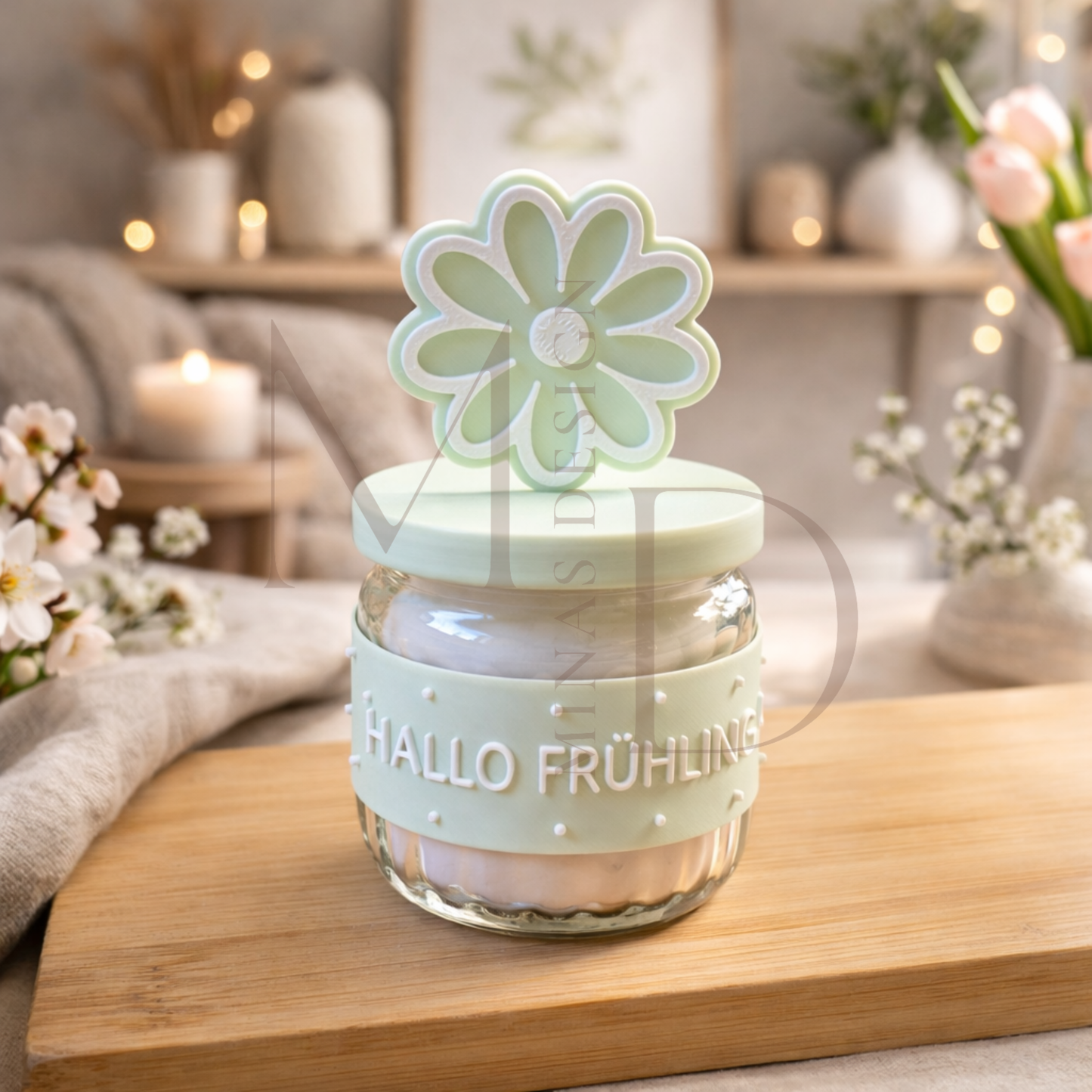 Frühlingslicht – mit Deckel und Banderole