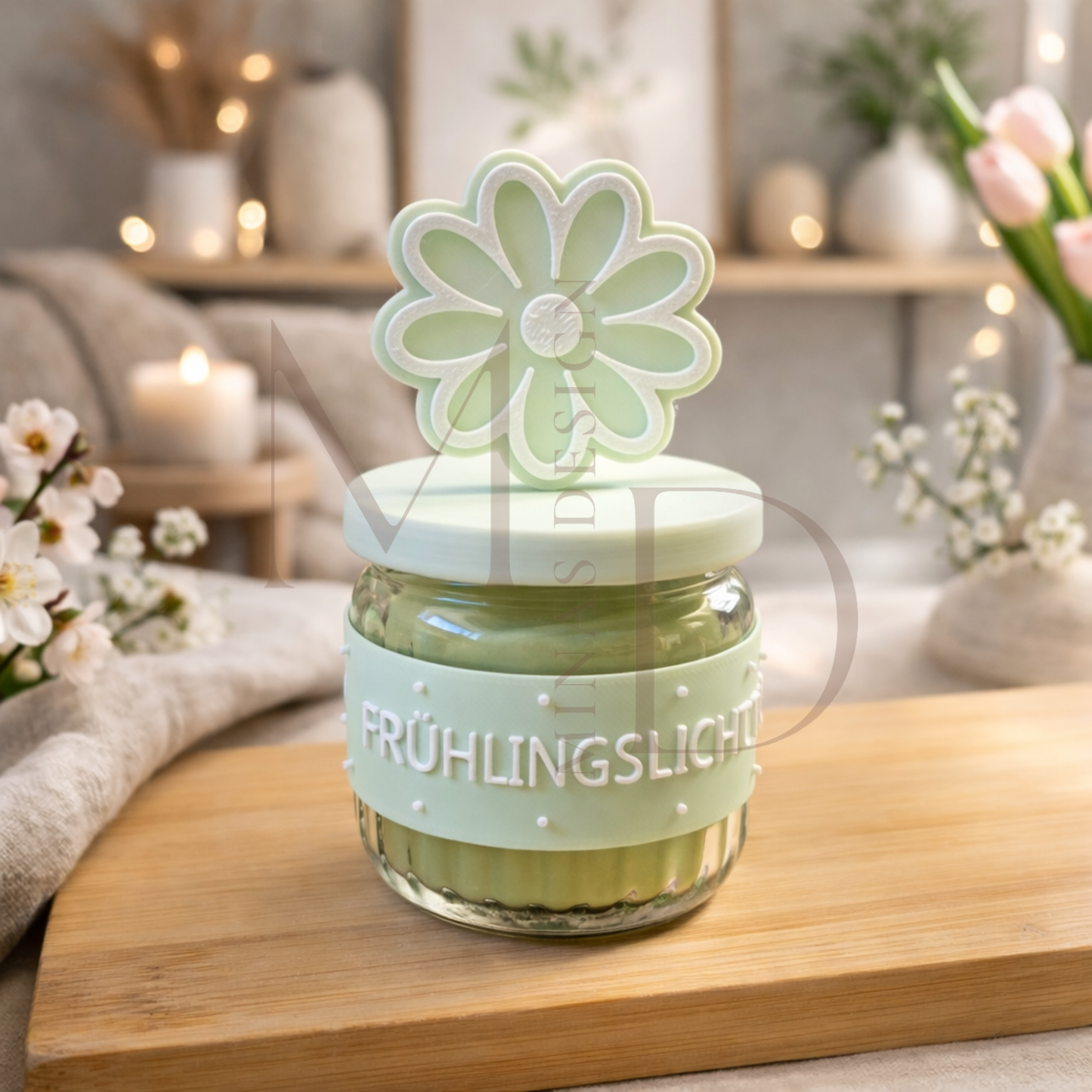 Frühlingslicht – mit Deckel und Banderole