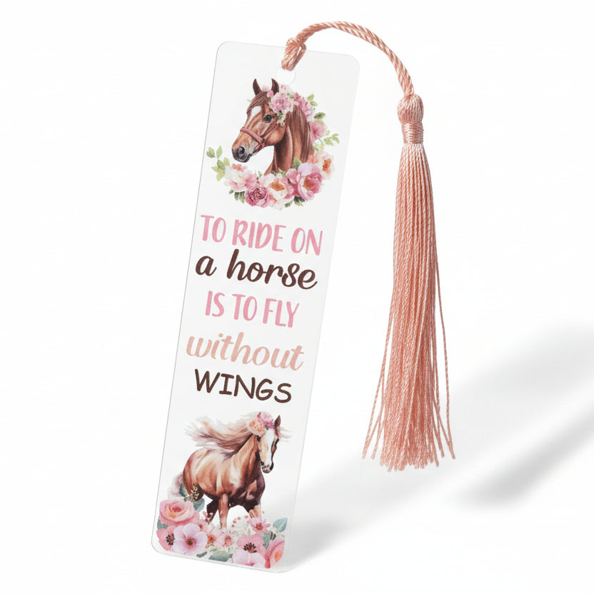 Acryl-Lesezeichen "Pferde Edition"