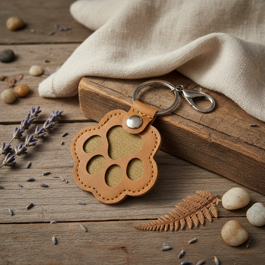 PfotenHerz – Personaliserter Erinnerungsanhänger 🐾