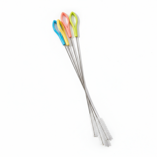 4er Set Reinigungsbürsten für Strohhalme – bunt & praktisch 🧼🌈