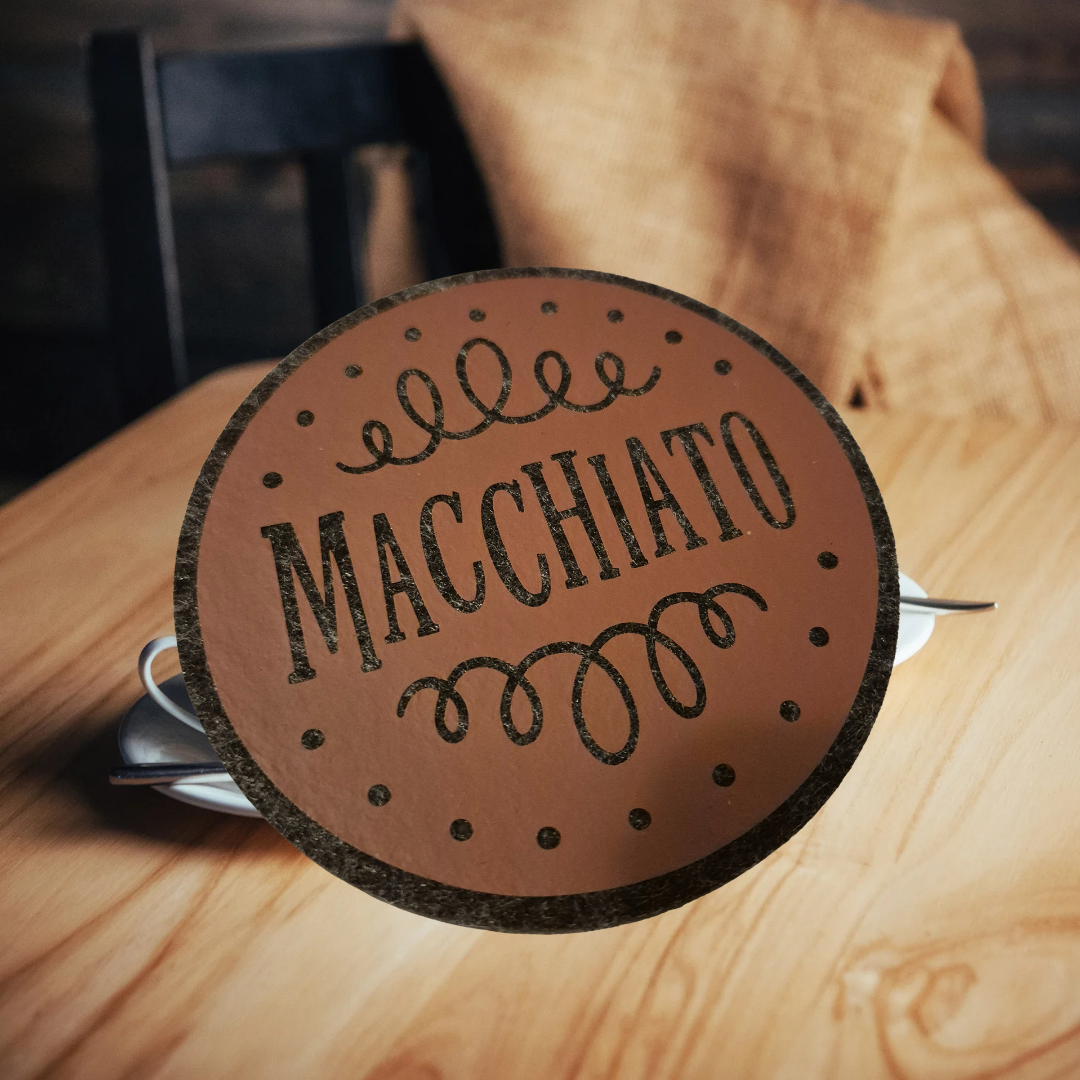 ☕️ Filzuntersetzer Kaffee – verschiedene Motive