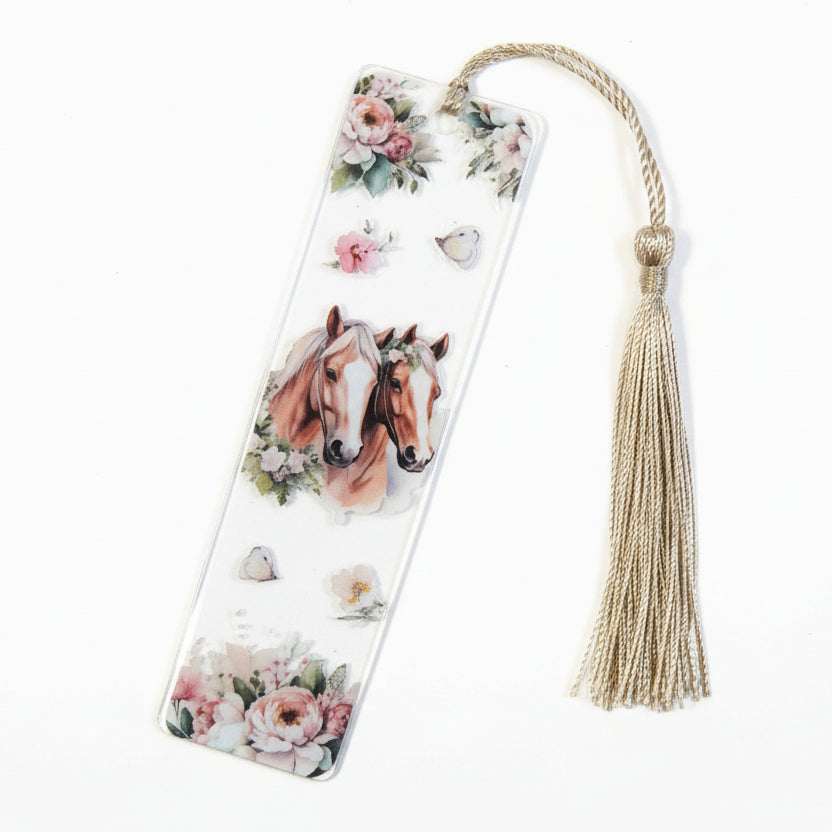 Acryl-Lesezeichen "Pferde Edition"