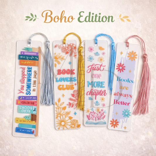 Acryl-Lesezeichen "Boho Edition"