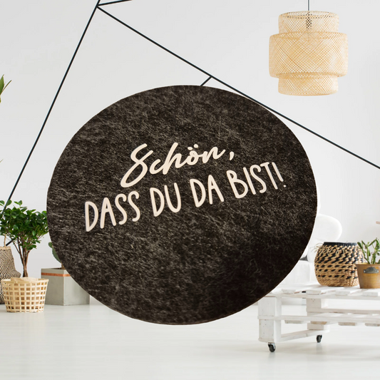 ❤️ Filzuntersetzer Sprüche – verschiedene Motive