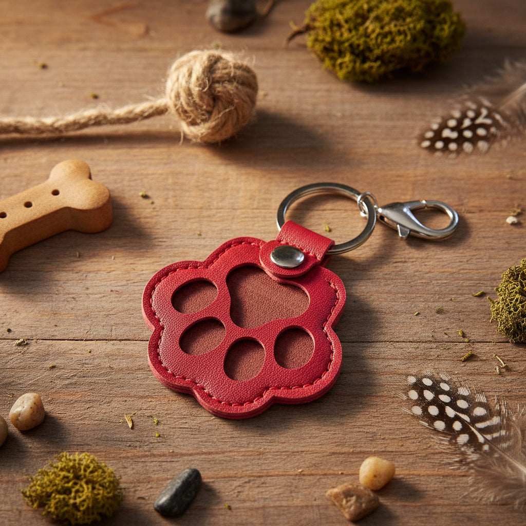 PfotenHerz – Personaliserter Erinnerungsanhänger 🐾