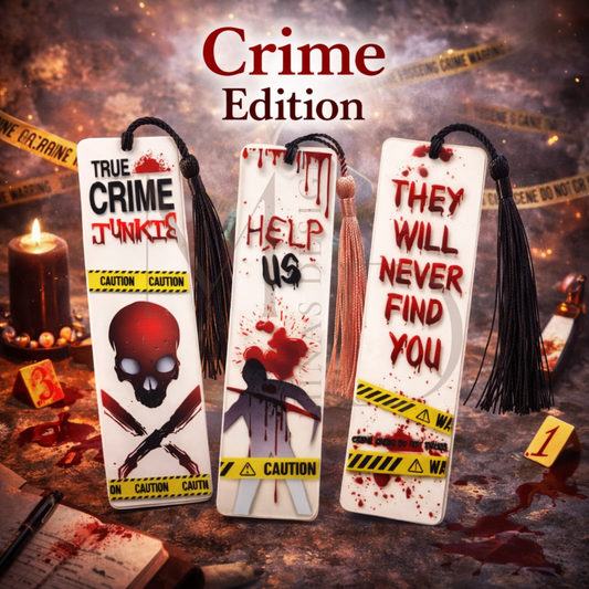 Acryl-Lesezeichen "Crime Edition"