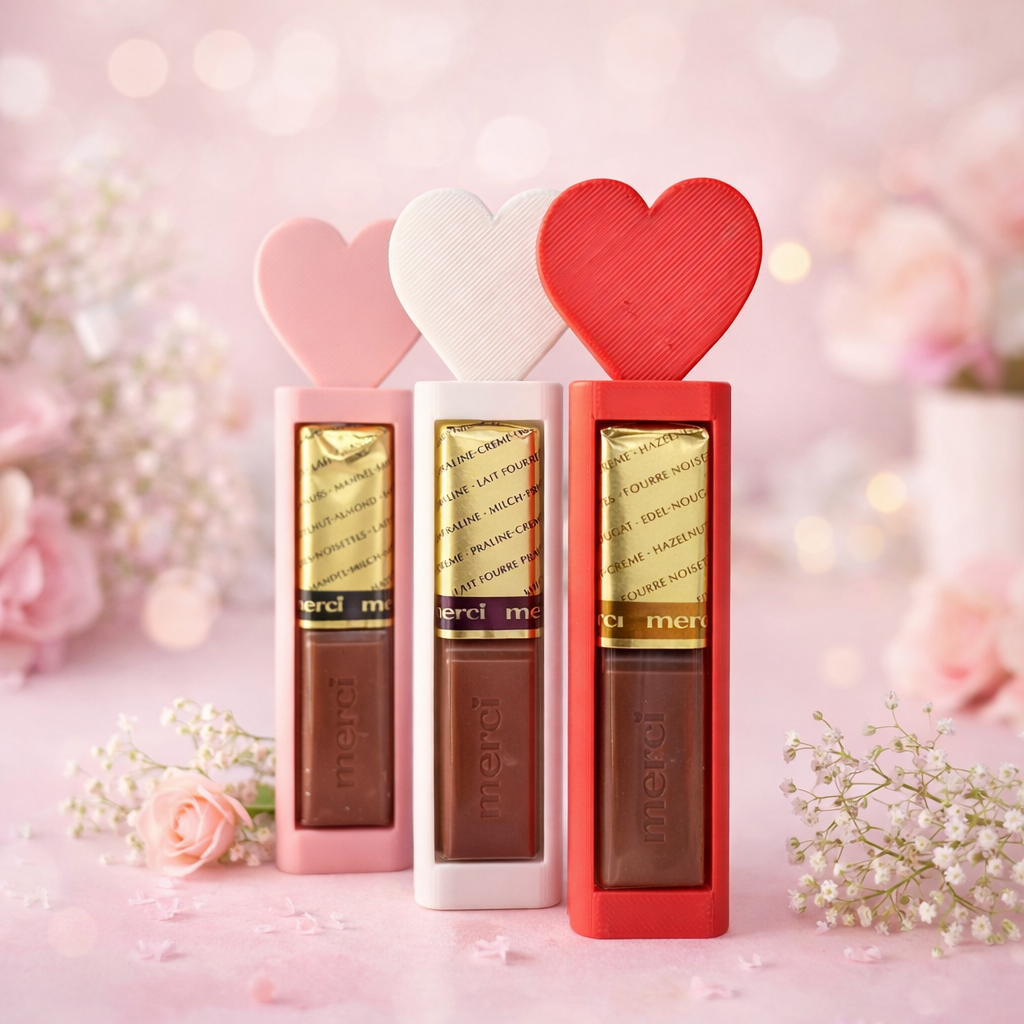 Herz-Schokoladenhalter – Mini-Geschenkständer