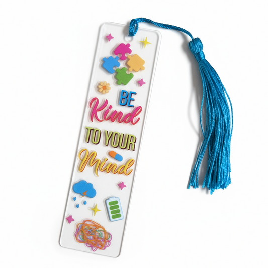 Acryl-Lesezeichen "Mental Health Edition"