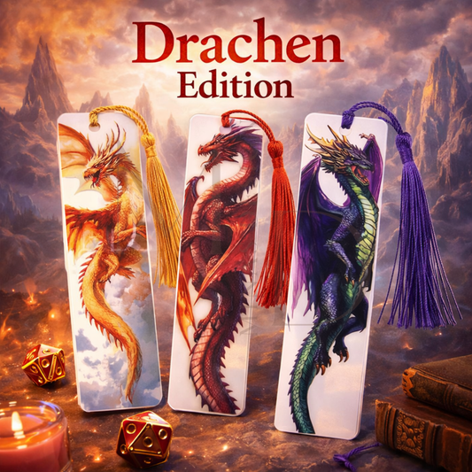 Acryl-Lesezeichen "Drachen Edition"