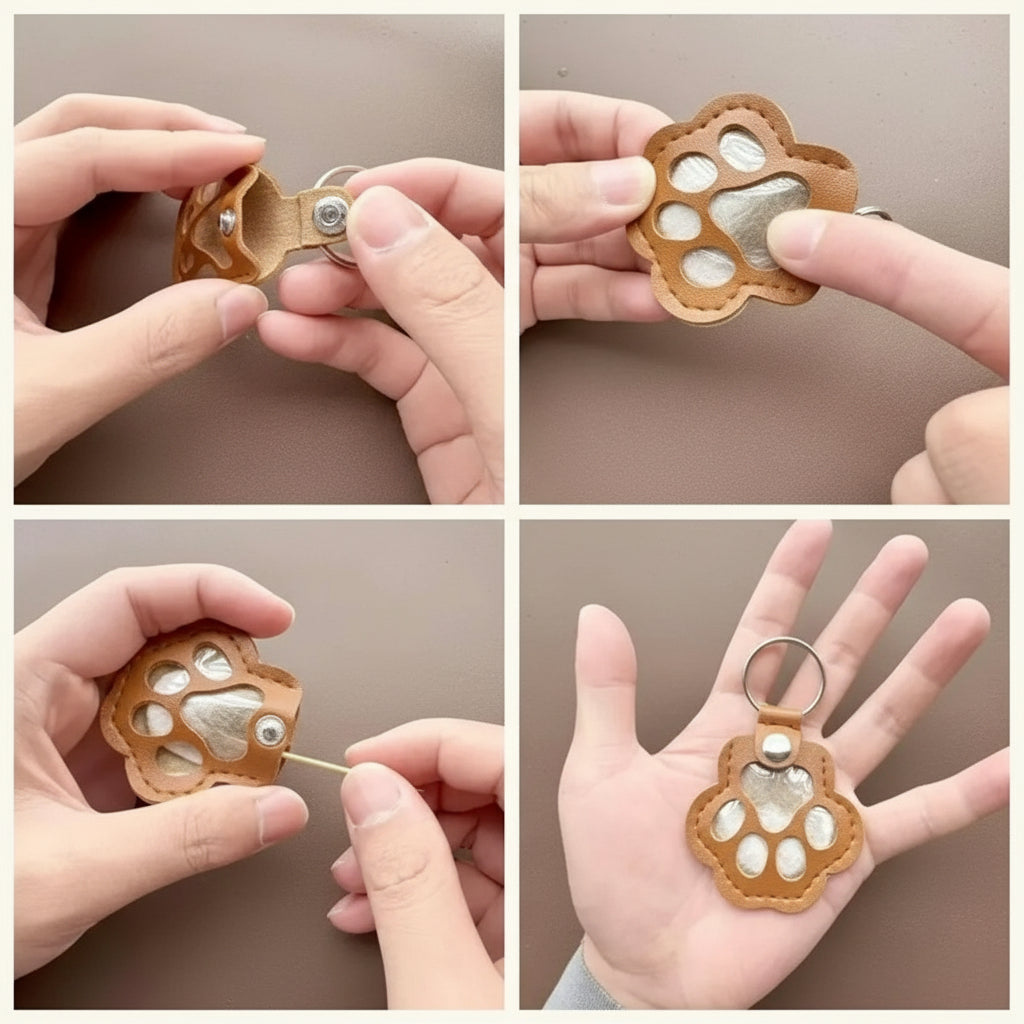 PfotenHerz – Personaliserter Erinnerungsanhänger 🐾