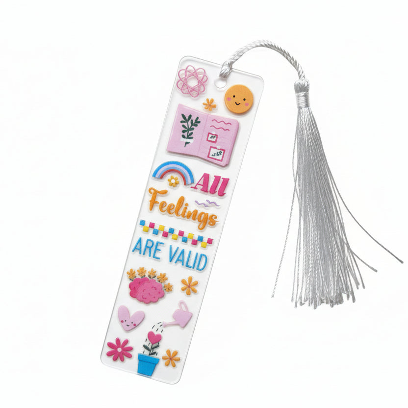 Acryl-Lesezeichen "Mental Health Edition"