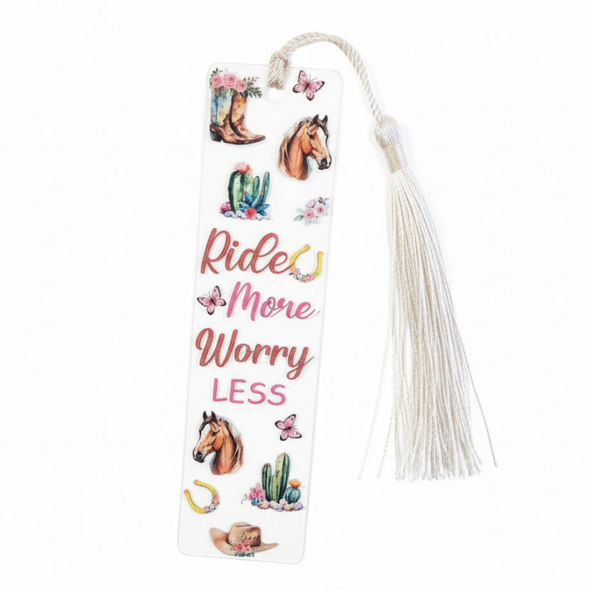 Acryl-Lesezeichen "Pferde Edition"