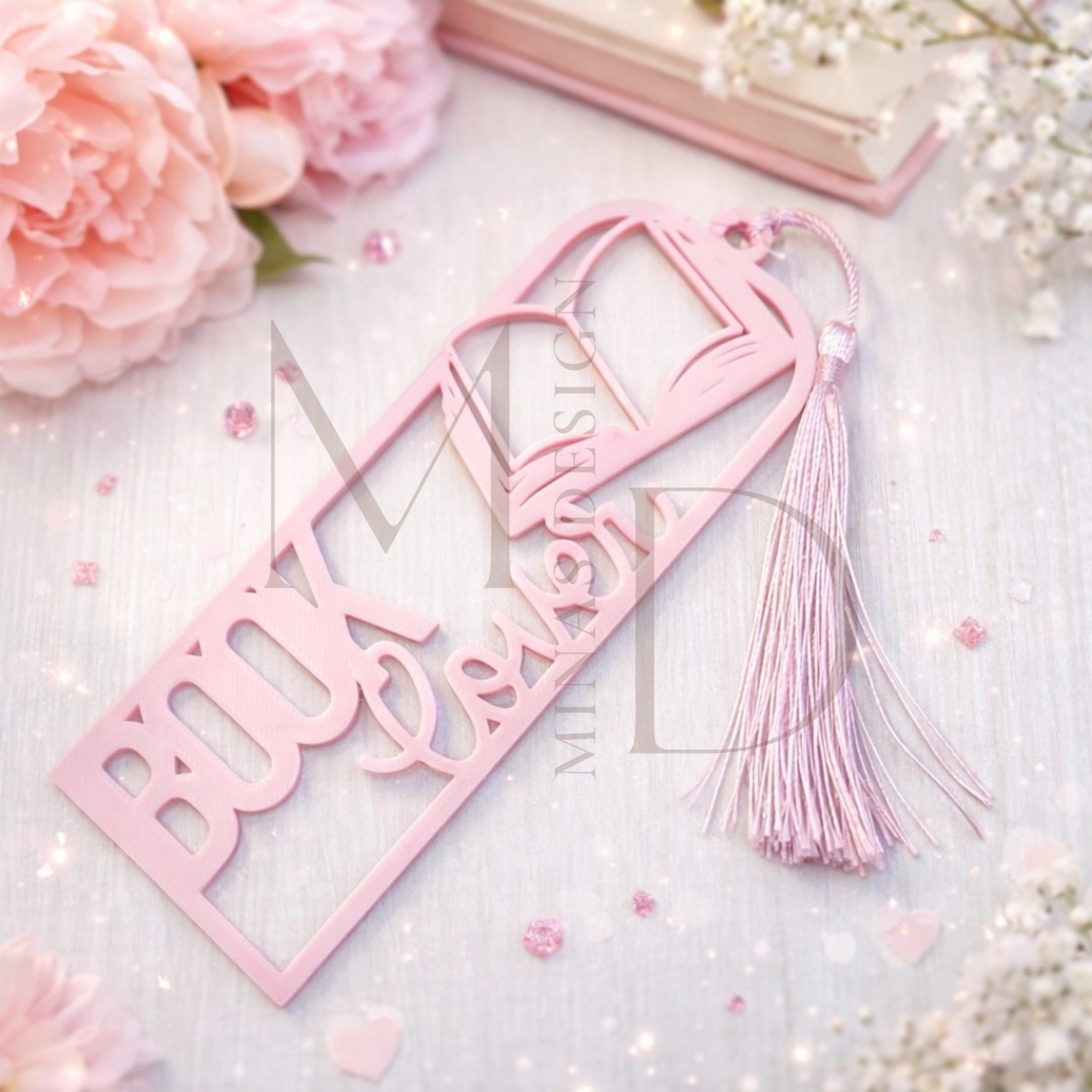 3D-Lesezeichen "Booklover"