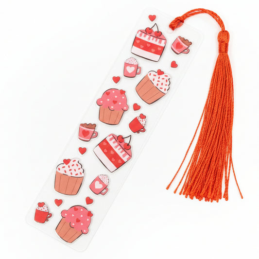 Acryl-Lesezeichen "Valentinstag Edition"