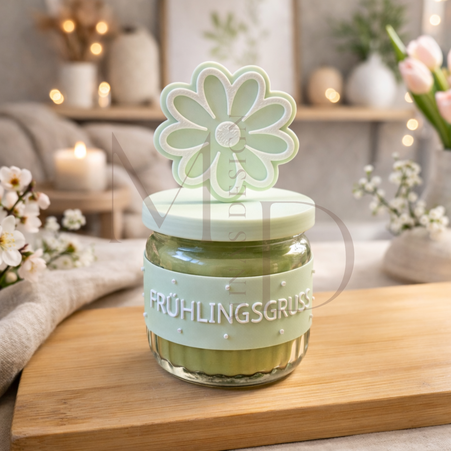 Frühlingslicht – mit Deckel und Banderole